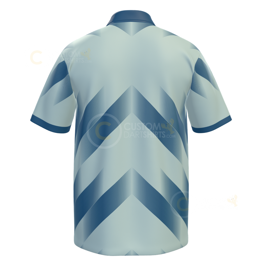 SCF03 Blue Chevron Strike - MTO — back ©wm