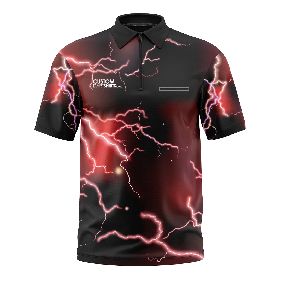 Thunder & Lightning Red - RTP – Custom Dart Shirts
