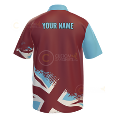 Claret & Blue Union Jack - MTOA — back ©wm