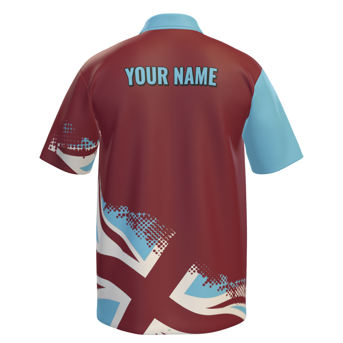 Claret & Blue Union Jack - MTO Children's — back