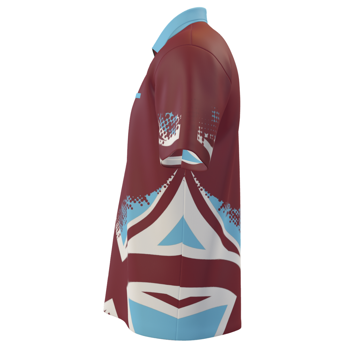 Claret & Blue Union Jack - MTOA — side-left