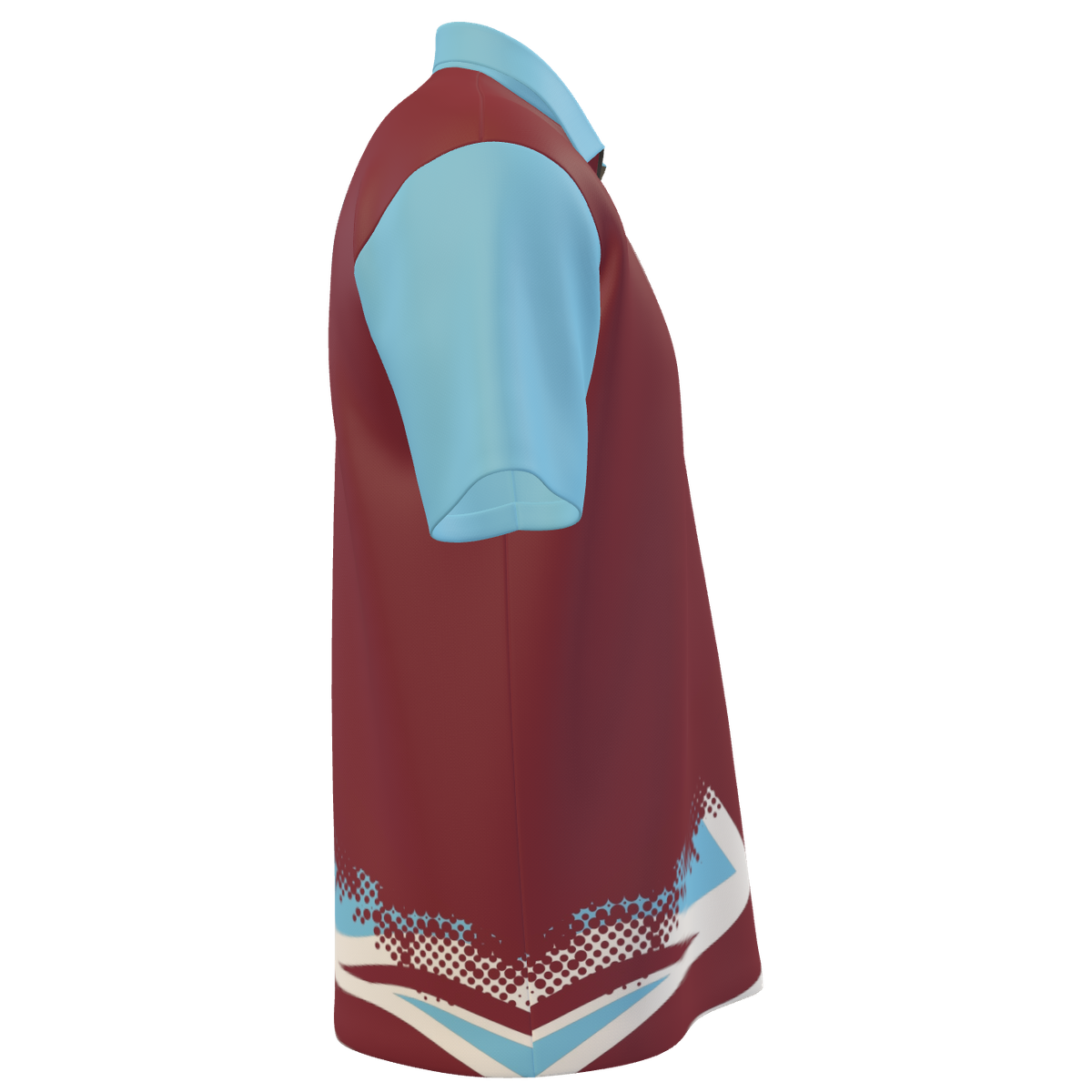 Claret & Blue Union Jack - MTO Children's — side-right