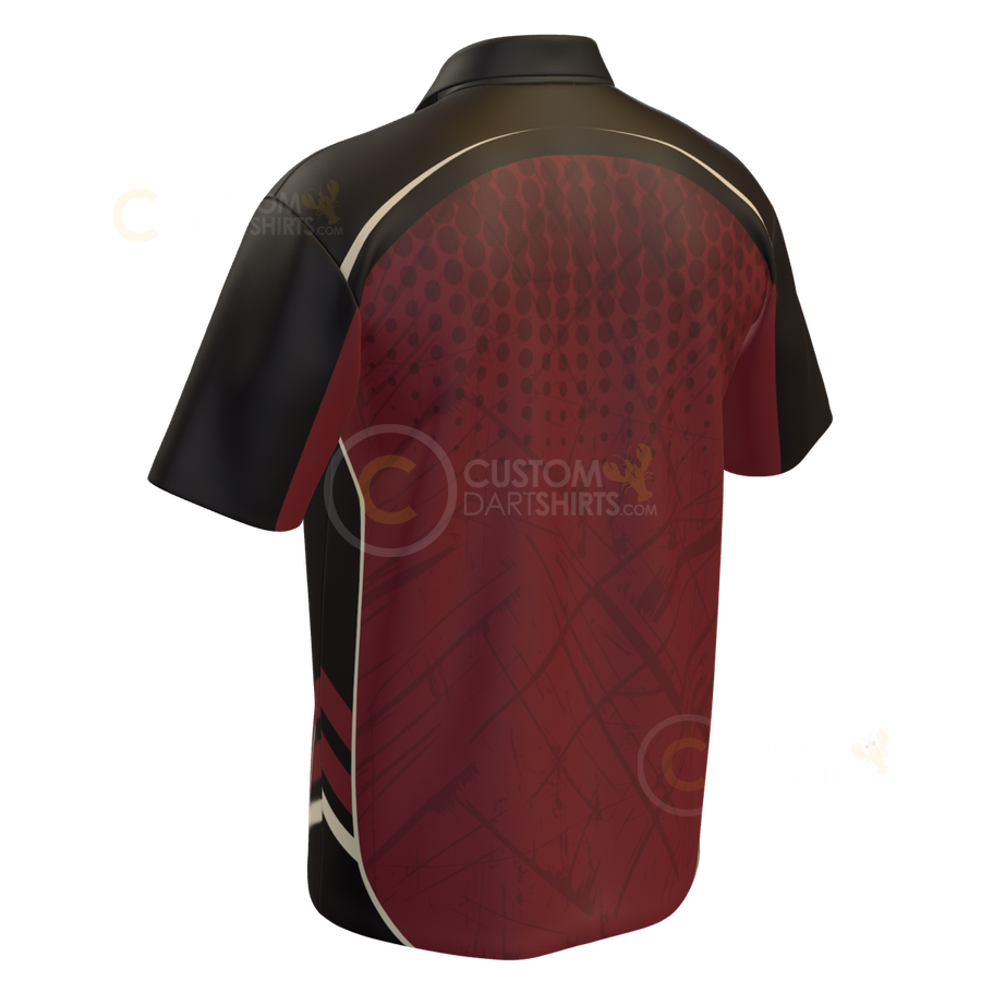 CREAM AND CLARET 01 Crimson Mesh - MTO — hero ©wm