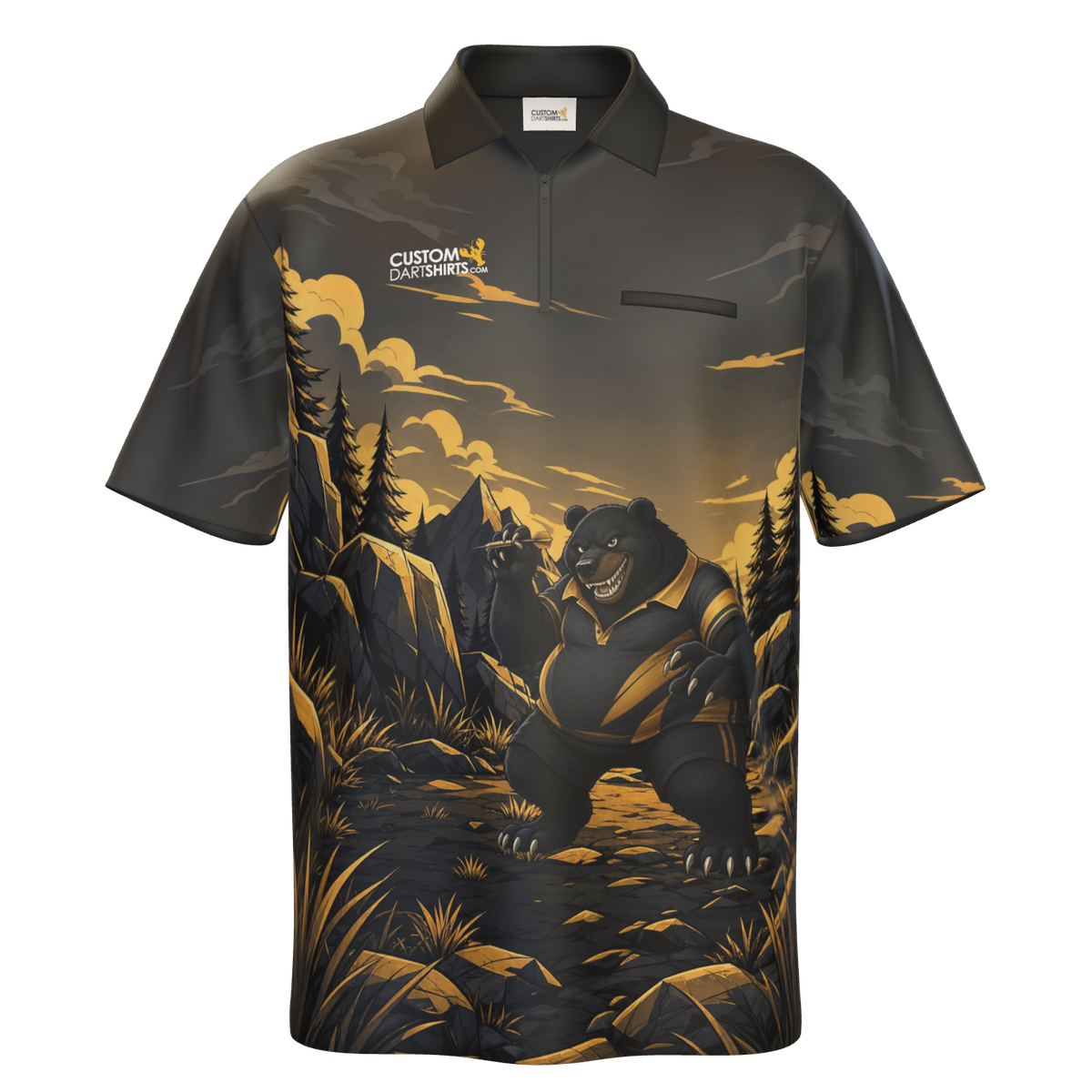 Golden Bear Throw - MTO — front