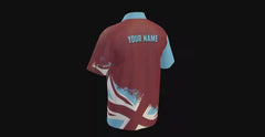 Claret & Blue Union Jack - MTO Children's — 360° spin