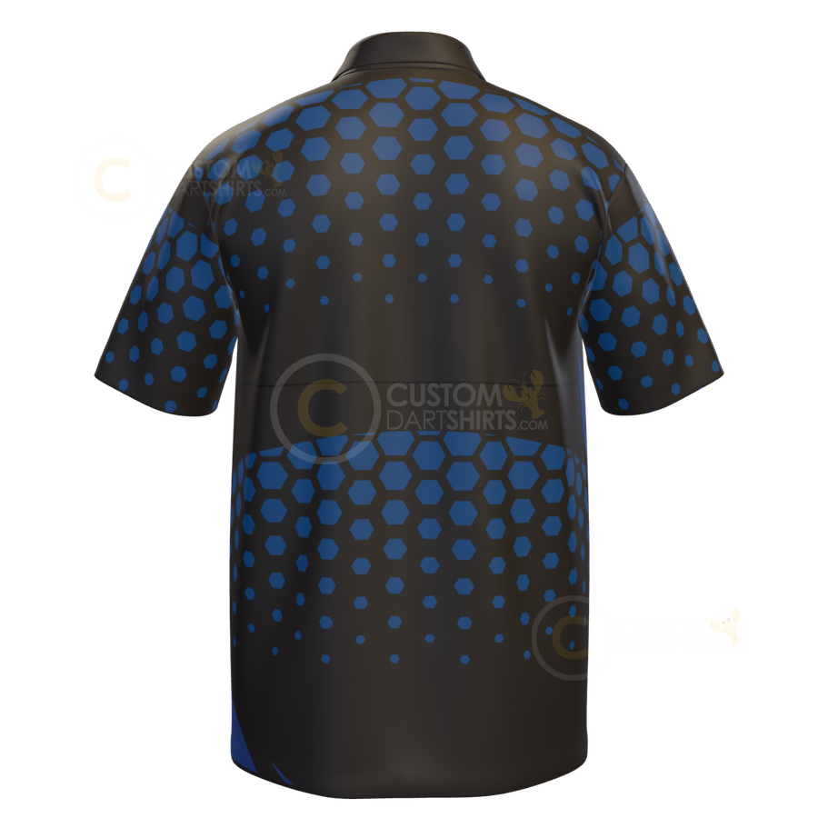 SCJ115 Blue Hexagon Fade - MTO — back ©wm